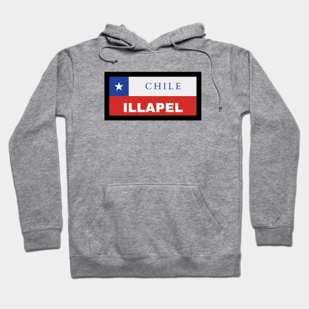 Illapel City in Chilean Flag Hoodie by aybe7elf